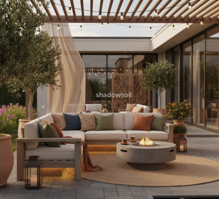 فن تصميم الجلسات الخارجية: دور الخبرة والتفاصيل والألوان في صناعة مساحة مثالية