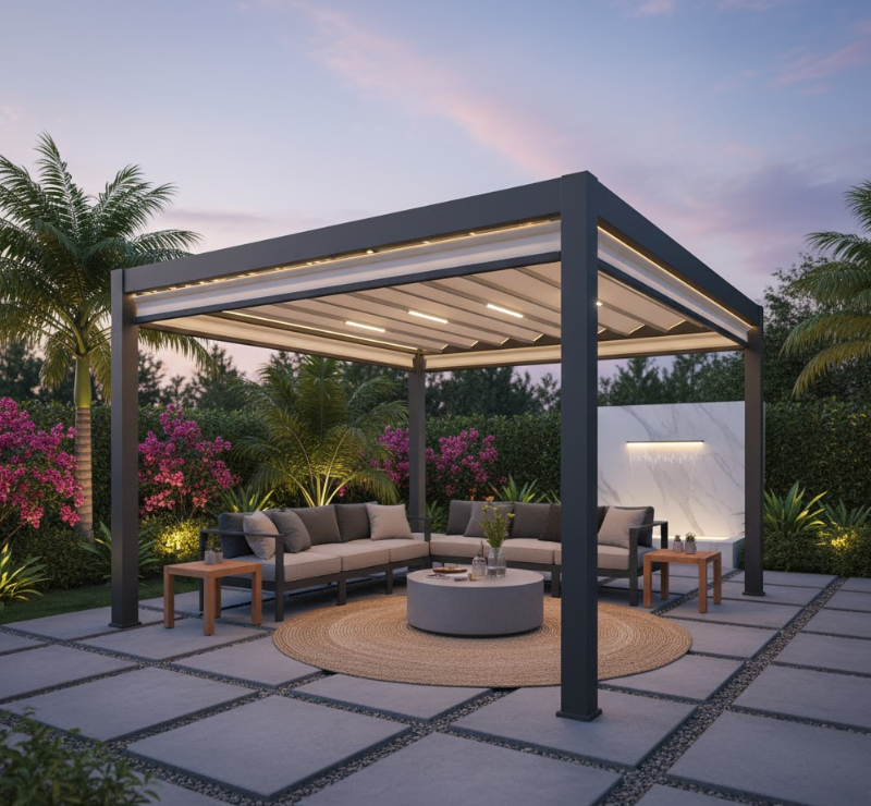 تنسيق مظلات حدائق