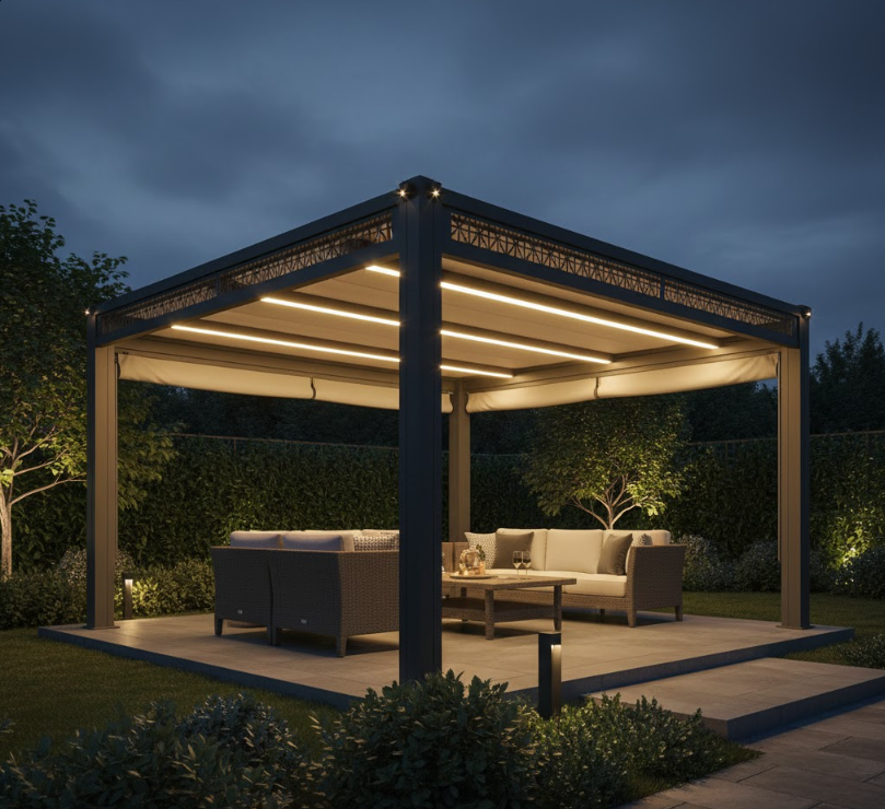 تنسيق مظلات حدائق