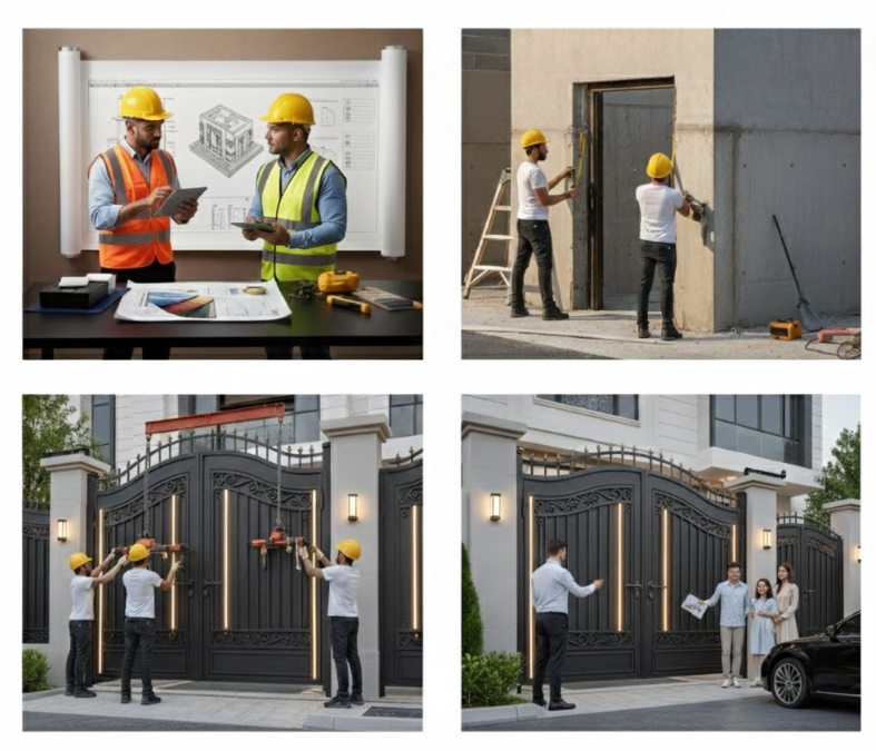 ابواب حديد في الرياض