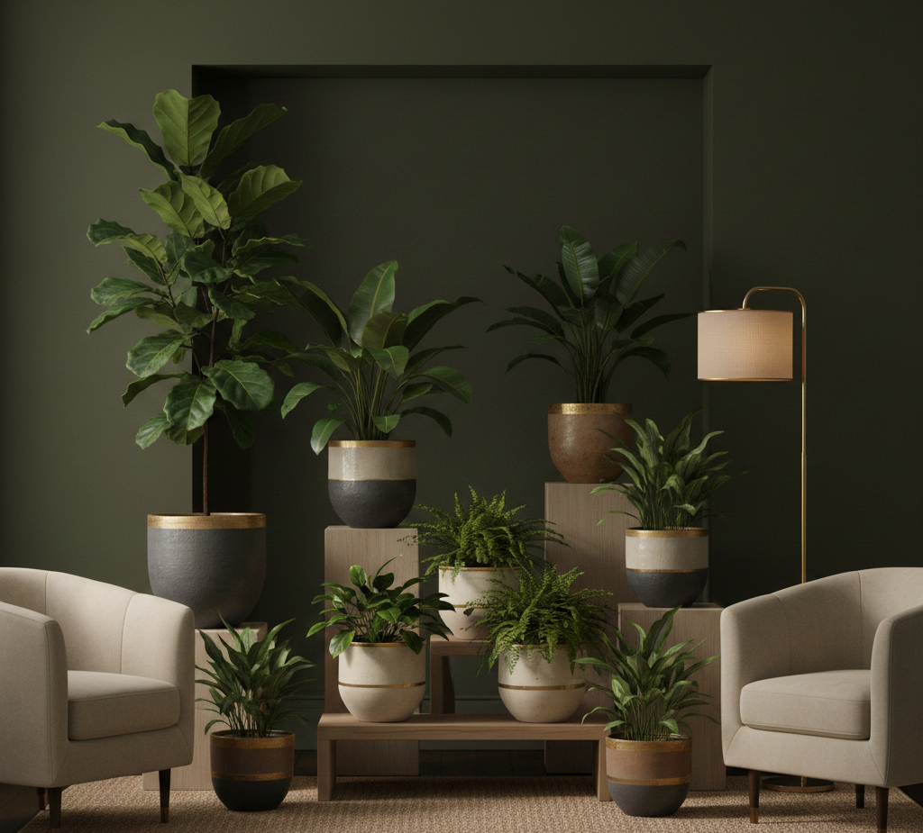 ديكور نباتات داخلية